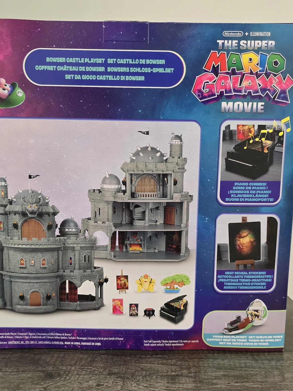 Nintendo The Super Mario Galaxy Movie Bowser Castle Playset